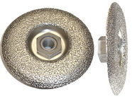 진공에 의하여 놋쇠로 만들어지는 다이아몬드 가는 원판, 지속적인 다이아몬드 컵 바퀴