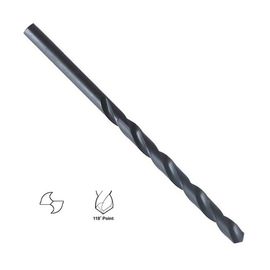 DIN340 긴 HSS 드릴 비트 블랙 옥사이드 완전 연삭 금속