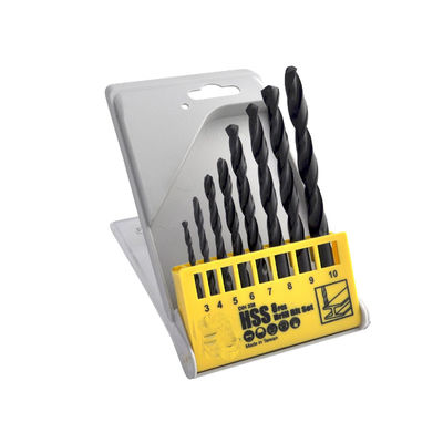 8pcs HSS 드릴 비트 세트 금속 드릴링을 위한 블랙 옥시드