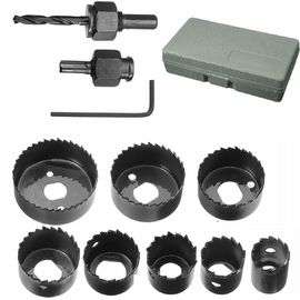 11 PCS 나무 구멍 톱 키트 3/4 ~ 2 1/2 인치 고 탄소 강철