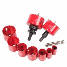 3/4"-2 1/2" HSS 양금속 구멍 톱 세트