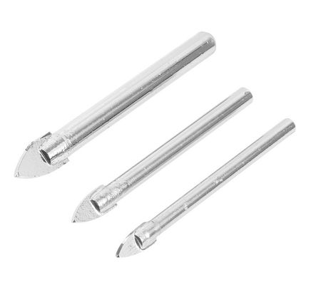 알루미늄 상자에 6pcs YG6X 유리 드릴 비트 세트