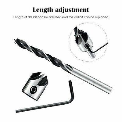 HSS 브래드 포인트 카운터싱크 드릴 비트 세트 5개 DIN/ANSI