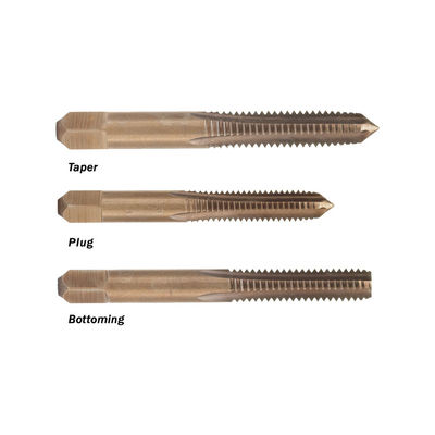 DIN352 HSS 직선 플루트 기계 탭 M1-M64 합금 강철