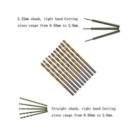 HSS 드릴 비트 고속도강 완전 연마 DIN338 0.1-3mm