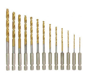 퀵 체인지 육각 생크 HSS 드릴 비트 1-13mm (금속용)