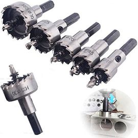 6개 HSS 홀쏘 키트 (스테인리스 스틸용 12mm-22mm)